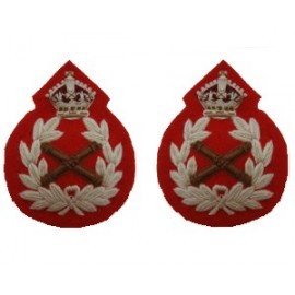 Field Marshal Rank Badge in Silks with King’s Crown