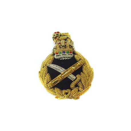 General's Beret Badge with King's crown