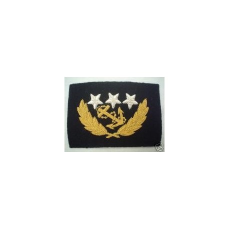 US Confederate Naval Captain's Cap Badge