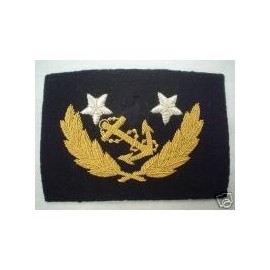 US Confederate Navy Commander's Cap Badge