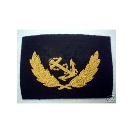US Confederate Navy Master's Cap Badge