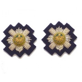 STAR SCOTS GUARDS OFFICERS MESS COLLAR ON GDS LT NAVY