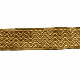ARTILLERY LACE - GOLD WIRE 1 INCH