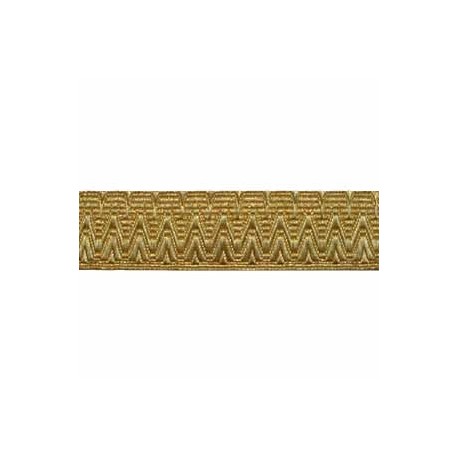 LARGE SCALLOP FOR QDG - GOLD 1 INCH LACE