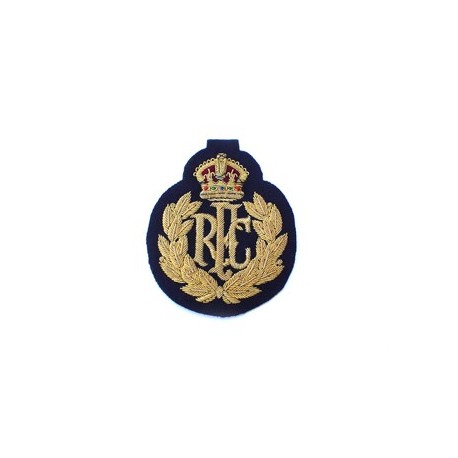 ROYAL FLYING CORPS BLAZER BADGE WITH KING'S CROWN