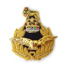 RAF Air rank cap badge with king's crown