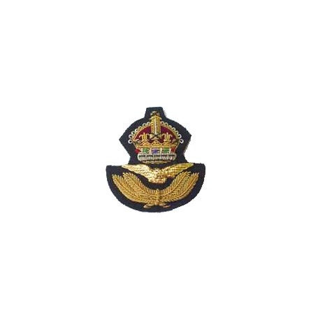 RAF Officer’s beret badge with king’s crown