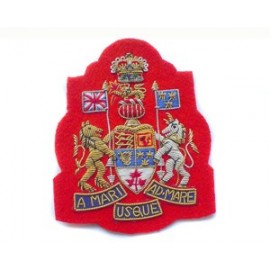 Canadian Royal Arms No1 Dress on Scarlet