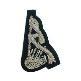 SULTAN OF OMAN BAND PIPE ARM BADGE