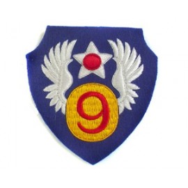USA 9TH Tactical Air Force Arm Badge on Royal Blue