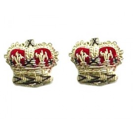 CROWN RANK POLICE 7/8" SILVER