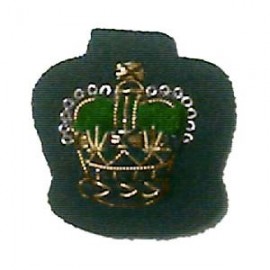CROWN - ARM 3/4" ROYAL GREEN JACKETS ON RIFLE GREEN