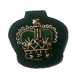 CROWN - ARM 7/8" ROYAL GREEN JACKETS ON RIFLE GREEN