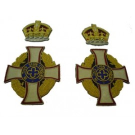 Royal Army Chaplain’s Scarf badges (KING'S CROWN)