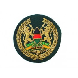 KENYAN AIR FORCE ARM BADGE IN GILT WIRE
